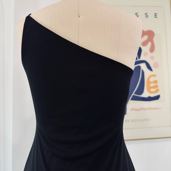 Vintage 90’s Laundry By Shelli Segal One-Shoulder Dress - Picture 10 of 14